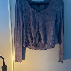 Long Sleeve Crop Top